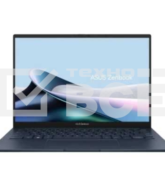 Ноутбук ASUS Zenbook 14 UX3405CA-PP1158 Intel Core Ultra 7 255H/LPDDR5X 16GB/1TB SSD/Intel Arc Graphics/14' OLED WQXGA+(WQ+) 2880X1800 16:10, WiFi 7+BT 5.4/Without OS/1.20 kg/Ponder Blue
