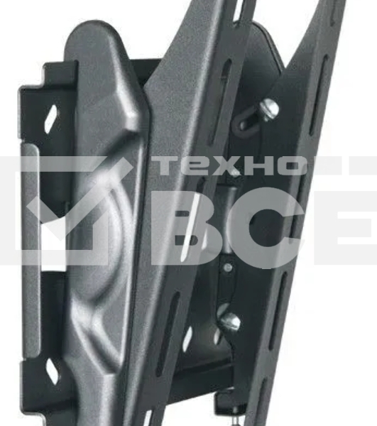 Кронштейн для телевизора Holder LCDS-5010 черный металлик, настенный, наклон