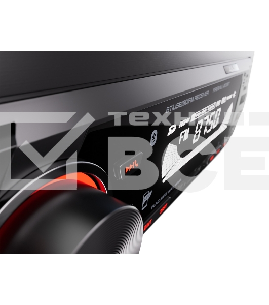 Автомагнитола AURA FIREBALL-203BT, 1 DIN, Bluetooth, USB Type-A, AUX