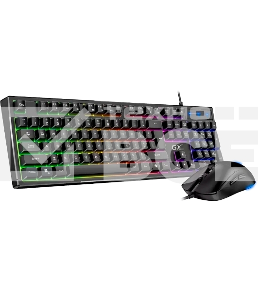 Комплект клавиатура+мышь Genius Scorpion KM-GX6 проводной, USB, 3200 DPI, черный