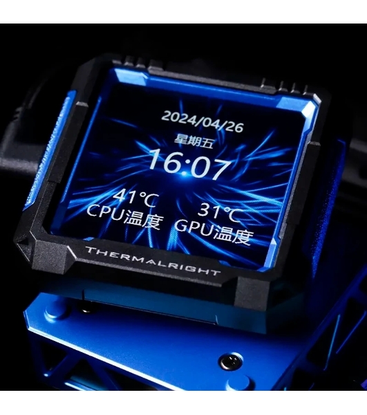 Система жидкостного охлаждения Thermalright Frozen Warframe Pro 360 Soc-AM5/AM4/1151/1200/2066/2011/1700 черный 4-pin 29.6dB Al LCD Ret (F-WFRAME-PRO-360-BL)