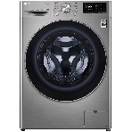 Стиральная машина LG F4V5VYP2T серебристый, загрузка фронтальная 9 кг, 1400 об/мин, класс A, фото 1