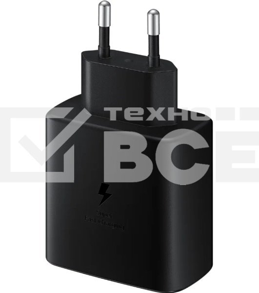 Блок питания (сетевой адаптер) Amperin USB-А, USB-C (YDS-TC045-011) 45W, черный