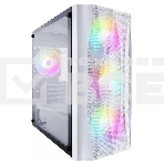 Компьютерный корпус 1STPLAYER FIREBASE X3-M белый, mATX, TG, 4x120мм LED fans inc., фото2