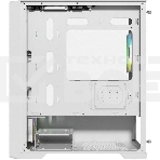 Компьютерный корпус Powercase ByteFlow Micro White, Tempered Glass, 4х 120mm ARGB fans, ARGB HUB, белый, mATX  (CAMBFW-A4), фото6
