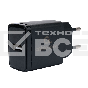 Зарядное устройство Cablexpert MP3A-PC-57, 5Вт, 1А, 1хUSB, черный, пакет