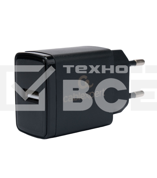Зарядное устройство Cablexpert MP3A-PC-57, 5Вт, 1А, 1хUSB, черный, пакет