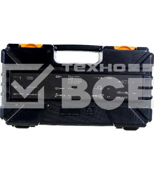 Набор инструментов Deko PRO DKMT62 62 предметов (жесткий кейс)