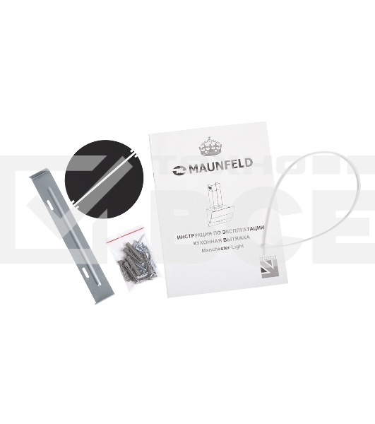 Вытяжка Maunfeld MANCHESTER LIGHT 60 черное стекло