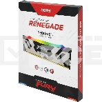 Оперативная память Kingston FURY Renegade Silver RGB, DDR5, 24GB (1x24 GB), 7200 MHz, CL38, радиатор, RGB, серебристый, фото5