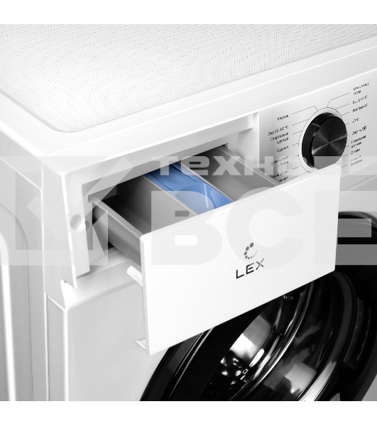 Стиральная машина LEX LWM06010BLIDsmall черно-белый, фронтальная загрузка, 6кг, 1000 об/мин, класс: А+++