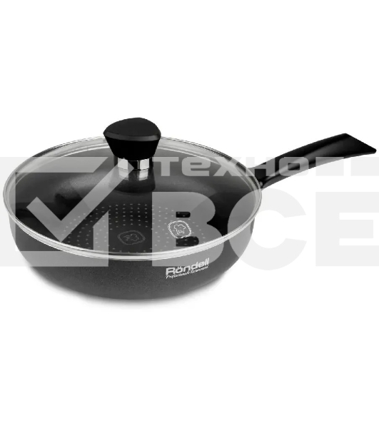 Сковорода с крышкой Rondell RDA-874 28 см
