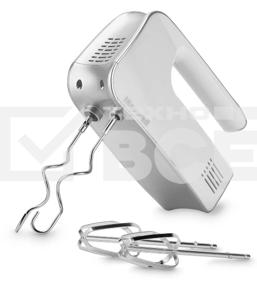 Миксер Maxwell MW-1359, 300Вт, ручной, белый