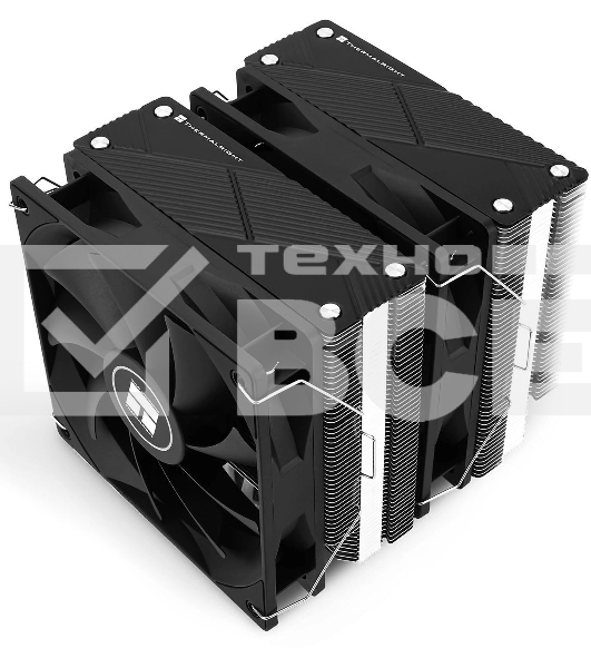 Устройство охлаждения(кулер) Thermalright Phantom Spirit 120 Soc-AM5/AM4/1151/1200/1700 черный 4-pin 25.6dB Al+Cu 535gr Ret (PS120)