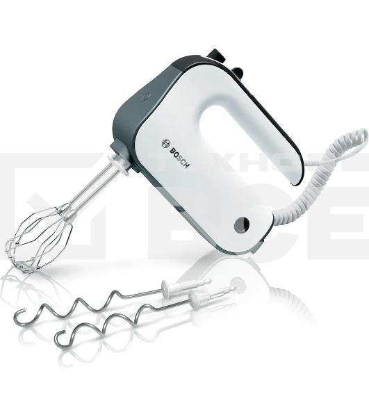 Миксер Bosch MFQ49300 850 Вт, 5 режимов, белый серый