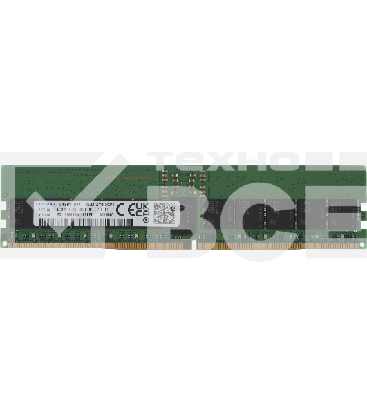 Оперативная память Samsung, DDR5, 32GB (1x32GB), 4800MHz, CL40, ECC, RDIMM, OEM