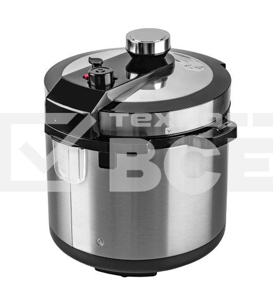 Скороварка-мультиварка электрическая Endever Vita-150 стальной, 1200 Вт, 6 л, 14 авторежимов работы, книга рецептов