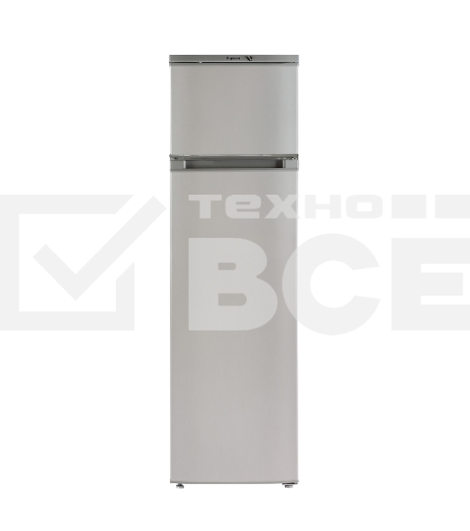 Холодильник Бирюса M424 металлик двухкамерный 170/35л морозилка сверху