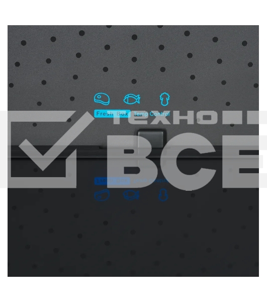 Холодильник Kuppersberg NFFD 186 BG черное стекло трехкамерный 303/172л морозилка сбоку, No Frost, Side by Side