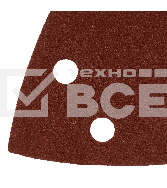 Треугольник абразивный Denzel на ворc. подложке под 