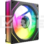 Вентилятор для корпуса Bloody CF-11 LCD ARGb 120х120x25 черный 4-pin 32дБ (упак.:1шт) (CF-11-ARGb120-BK) Ret, фото 1