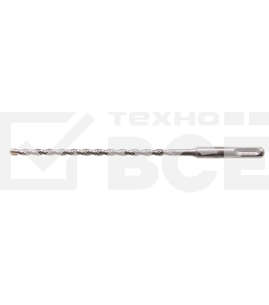 Бур по бетону Denzel двойная спираль, Cobalt W-tip, 6x210 мм, SDS PLUS