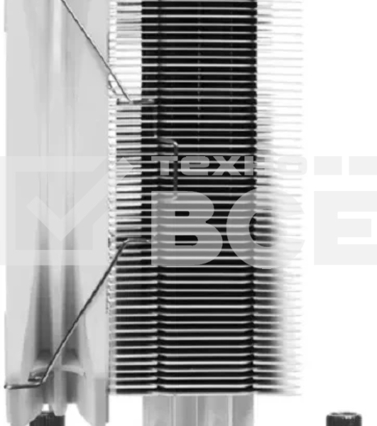 Кулер для процессора PCCooler PALADIN 400 WH (200W, 4-pin PWM, 157мм, Al/Cu, 4x6мм, 1x130мм, 76.85CFM, 29dBA, 1600RPM, S: 1851/1700/1200/115X, AM5/AM4, белый)