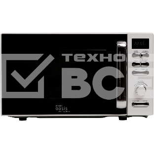 Микроволновая печь Oasis MW-80EW белый, 20 л, 800 Вт, переключатели - сенсор, поворотный механизм