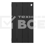 Радиатор биметаллический Royal Thermo PianoForte 500 Черный - 4 секц., фото2