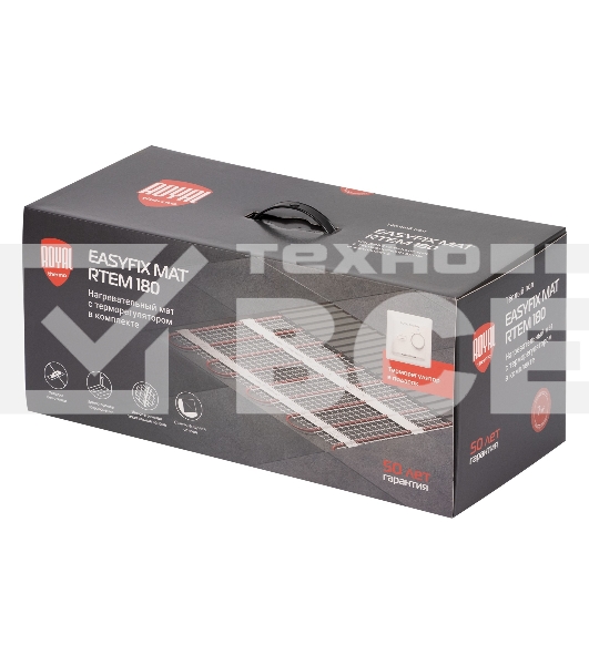 Мат нагревательный Royal Thermo EasyFix Mat RTEM 2-180-7 (комплект с терморегулятором)