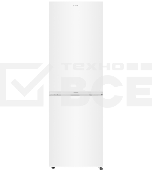 Холодильник Candy CFN6185W белый двухкамерный  207/91 л морозилка снизу, No Frost