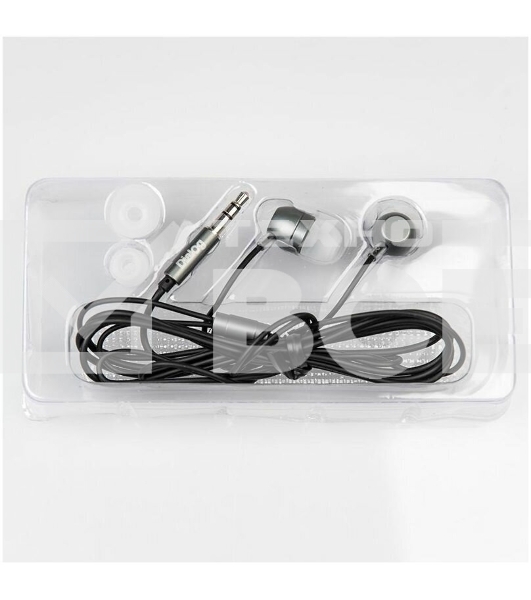 Наушники проводные Dialog EP-F57 серый, внутриканальные, Jack 3.5 мм