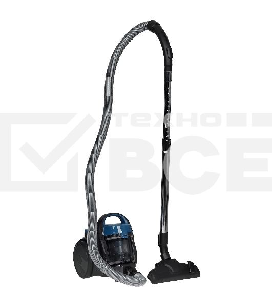 Пылесос Bosch BGS05A220 синий/серый, 700 Вт, уборка сухая, пылесборник контейнер 1.5 л