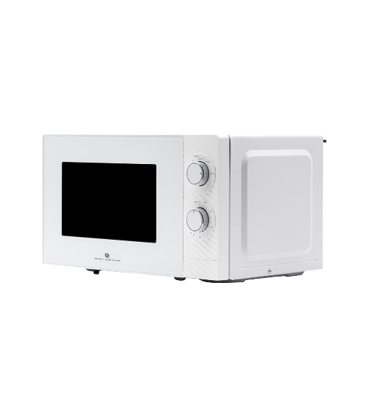 Микроволновая печь General Electronics GE MS120W белая, 20 л, 700 Вт, переключатели — поворотный механизм