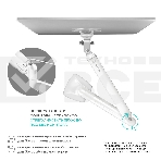 Кронштейн для мониторов ONKRON G100 белый 13