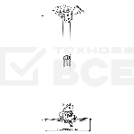 Кронштейн для проектора Cactus CS-VM-PR16L-BK черный макс.13.6кг настенный и потолочный поворот и наклон, фото3