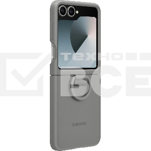Чехол (клип-кейс) Samsung для Samsung Galaxy Z Flip6 Silicone Case Silicone Case Flip 6 (F741) серый (EF-PF741TJEGRU)