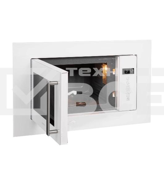 Микроволновая печь встраиваемая HIBERG VM 6502 W белый, 20 л, 700 Вт, переключатели - сенсор