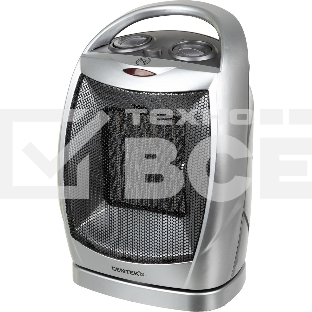 Тепловентилятор Centek CT-6021 серый/черный, 750/1500 Вт, 15 м2, термостат