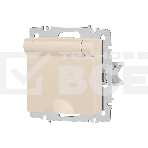 Розетка Intro Accent 6-203-02 2P+E Schuko с крышкой 16А-250В IP20 СУ сл.кость Б0063716, фото4
