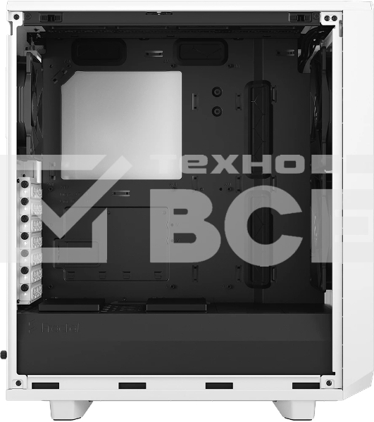 Компьютерный корпус Fractal Design MESHIFY 2 COMPACT белый - TG/ATX, TG/2x140мм & 1x120мм fans inc./FD-C-MES2C-05