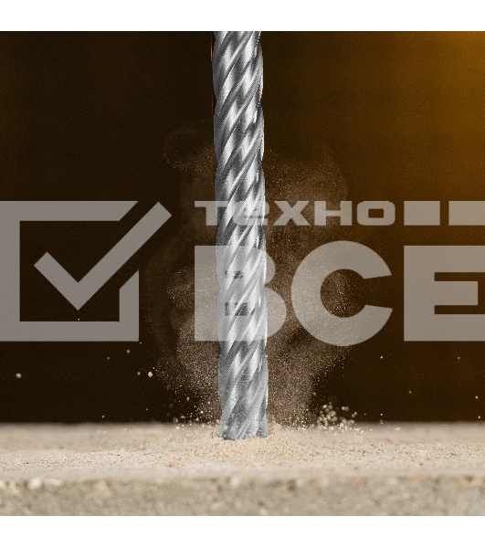 Бур по бетону Denzel цельная крестовая пластина, 12x215 мм, SDS PLUS