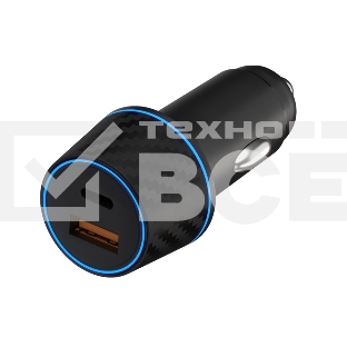 Автомобильное зарядное устройство Maxvi CCM-MS604PD 48W 6A (USB + Type-C, QC3.0 PD3.0) черный