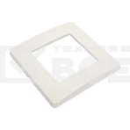 Рамка 1-м 2мод. Brava белый ДКС 75010W, фото 1