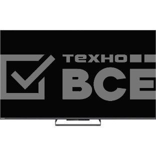 Телевизор Skyworth 65' 65Q77G черный/серебристый QLED Google TV UHD 144Hz Smart TV 3GB/16GB