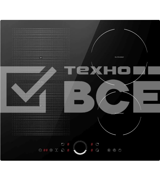 Индукционная варочная поверхность Simfer H60I74S006 черный