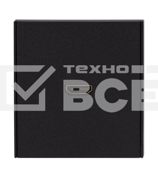 Розетка Kranz STRONG HDMI с/у антрацит