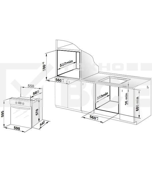 Духовой шкаф Gefest DA 622-03 RB1 22450000