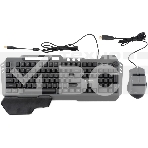 Комплект клавиатура + мышь Оклик GMNG 700GMK клав:черный мышь:черный USB Multimedia LED, фото23