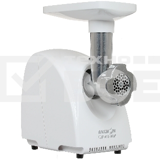 Мясорубка электрическая Аксион М31.03 белый, 1500 Вт, 1.7 кг/мин, реверс, защита от перегрузки, насадки - 4